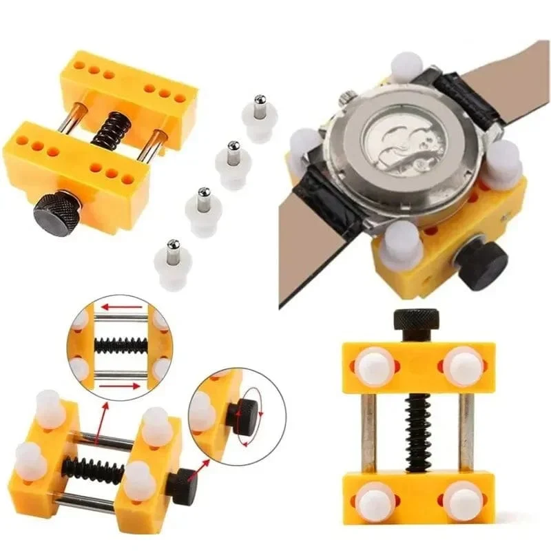 Einstellbare Uhrmacher Reparatur Werkzeug Uhr Zurück Fall Abdeckung Halter Remover Opener