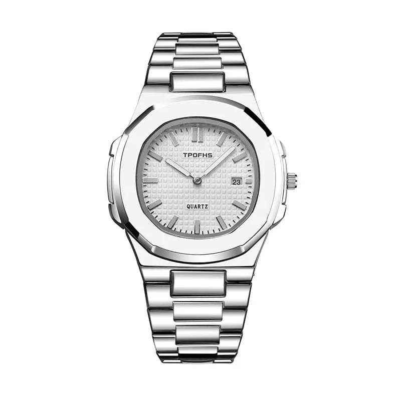 2024 neue Luxus Männer Quarz Uhren 30M Wasserdicht Automatische Datum Uhr Mann Edelstahl Sport Chronograph Uhr für Männer uhr