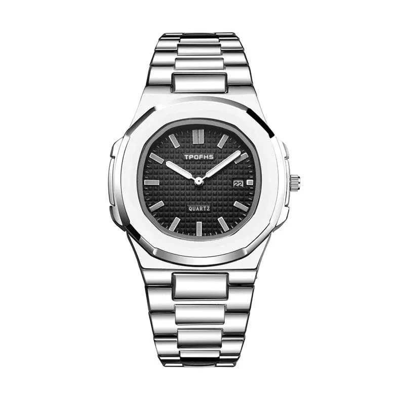 2024 neue Luxus Männer Quarz Uhren 30M Wasserdicht Automatische Datum Uhr Mann Edelstahl Sport Chronograph Uhr für Männer uhr