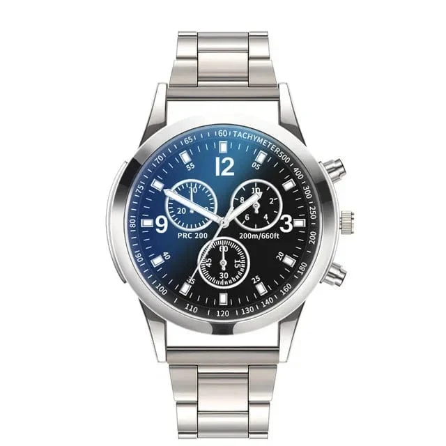 Mode Für Männer Luxus Uhren Herren Business Edelstahl Casual Quarz Uhr Für Männer Armbanduhr Relogio Masculino