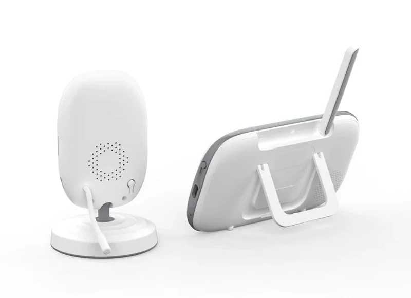 Cdycam Kabelloses Video-Babyphone 3.5 Zoll mit Schlafliedern, automatische Nachtsicht, Zwei-Wege-Gegensprechanlage, Temperaturüberwachung, Babysitter