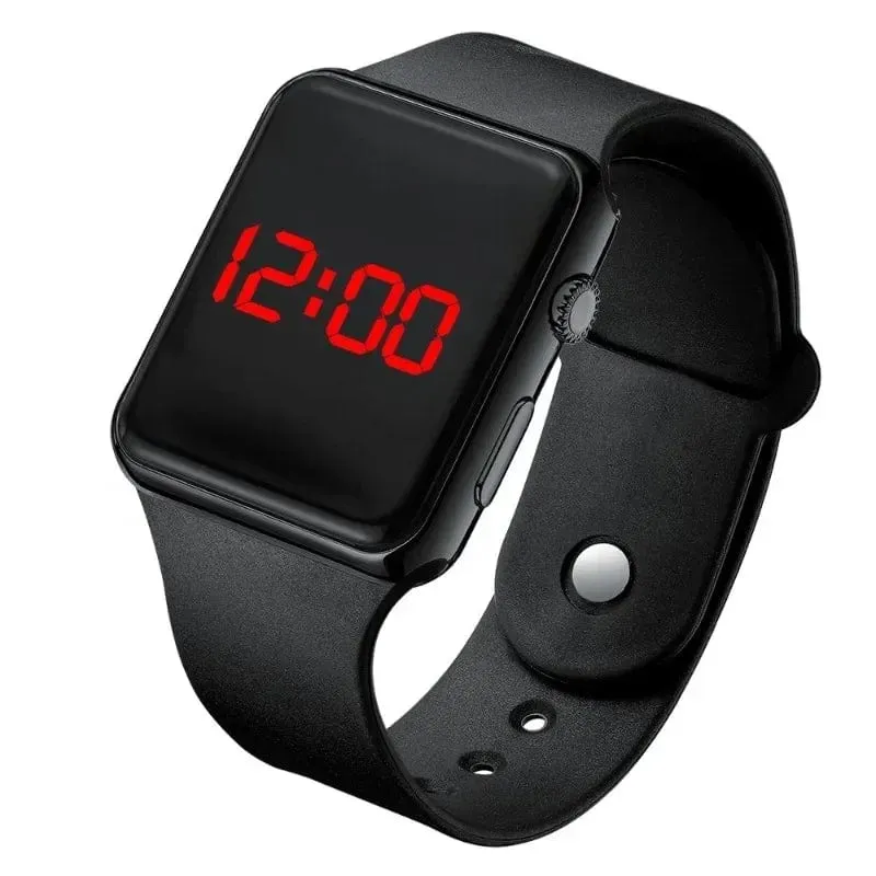 Digitale Uhren Männer Frauen Elektronische Platz LED Sport Armbanduhr Mode Lässig Einfache Silikon Weibliche Uhr Reloj Para Mujer
