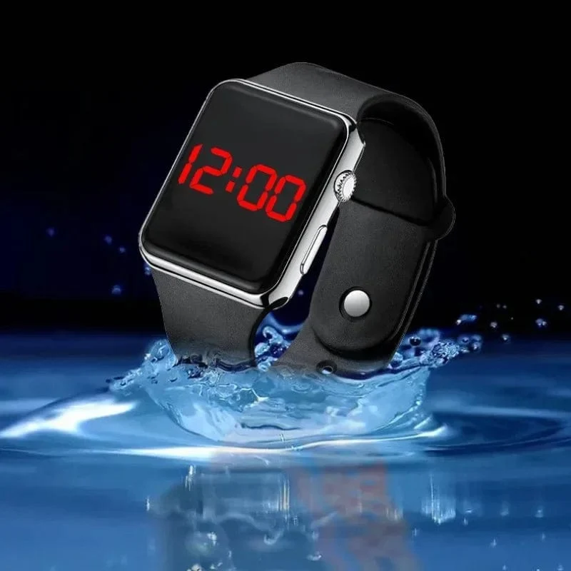 Digitale Uhren Männer Frauen Elektronische Platz LED Sport Armbanduhr Mode Lässig Einfache Silikon Weibliche Uhr Reloj Para Mujer