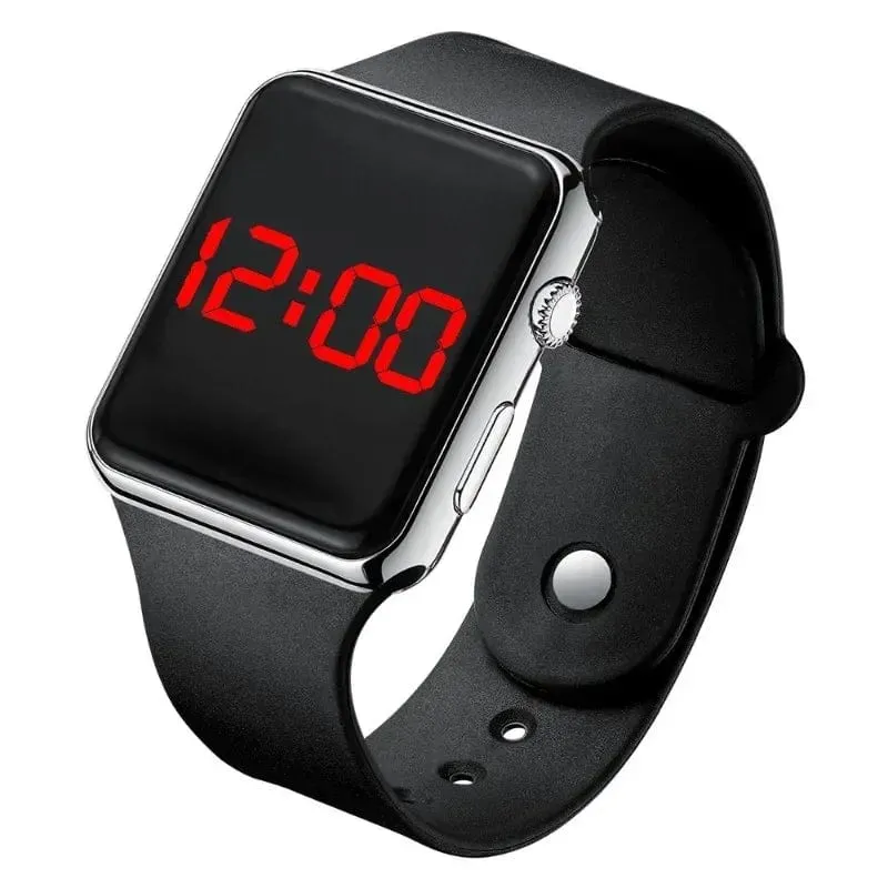 Digitale Uhren Männer Frauen Elektronische Platz LED Sport Armbanduhr Mode Lässig Einfache Silikon Weibliche Uhr Reloj Para Mujer