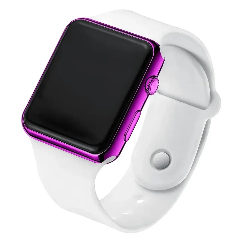 Digitale Uhren Männer Frauen Elektronische Platz LED Sport Armbanduhr Mode Lässig Einfache Silikon Weibliche Uhr Reloj Para Mujer