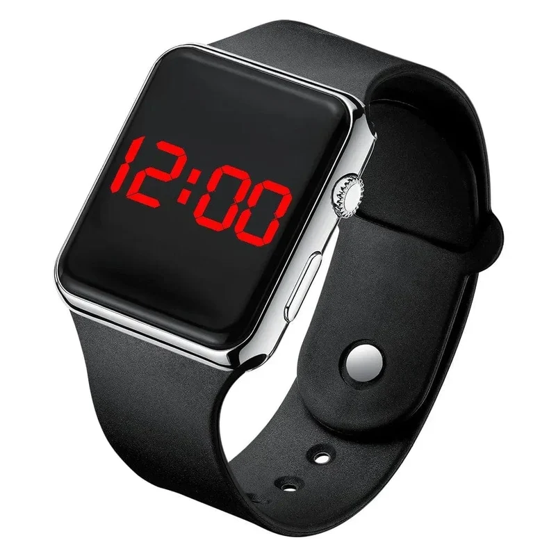 Digitale Uhren Männer Frauen Elektronische Platz LED Sport Armbanduhr Mode Lässig Einfache Silikon Weibliche Uhr Reloj Para Mujer