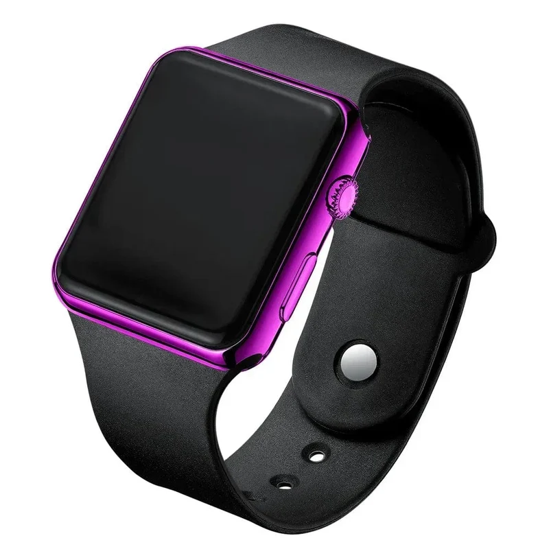 Digitale Uhren Männer Frauen Elektronische Platz LED Sport Armbanduhr Mode Lässig Einfache Silikon Weibliche Uhr Reloj Para Mujer