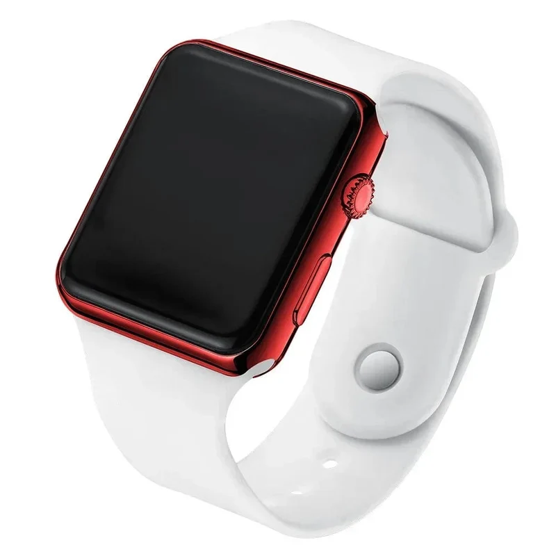 Digitale Uhren Männer Frauen Elektronische Platz LED Sport Armbanduhr Mode Lässig Einfache Silikon Weibliche Uhr Reloj Para Mujer