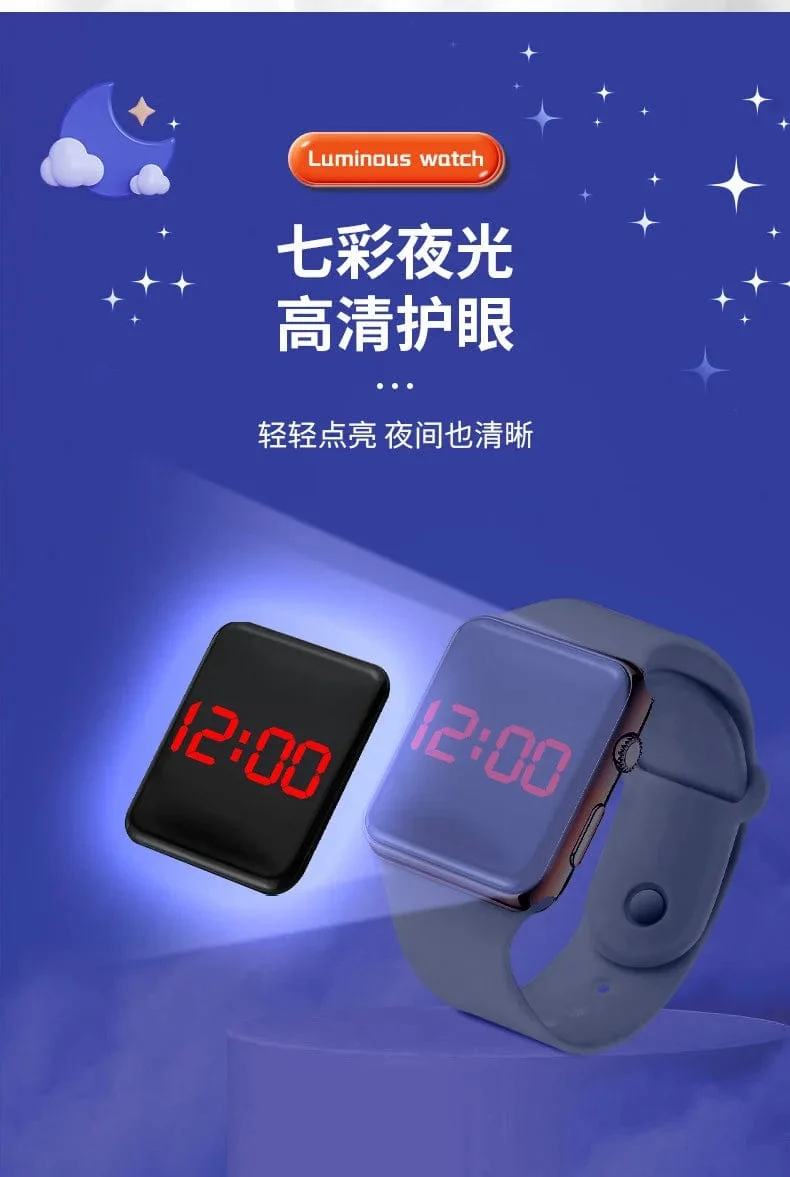 Digitale Uhren Männer Frauen Elektronische Platz LED Sport Armbanduhr Mode Lässig Einfache Silikon Weibliche Uhr Reloj Para Mujer