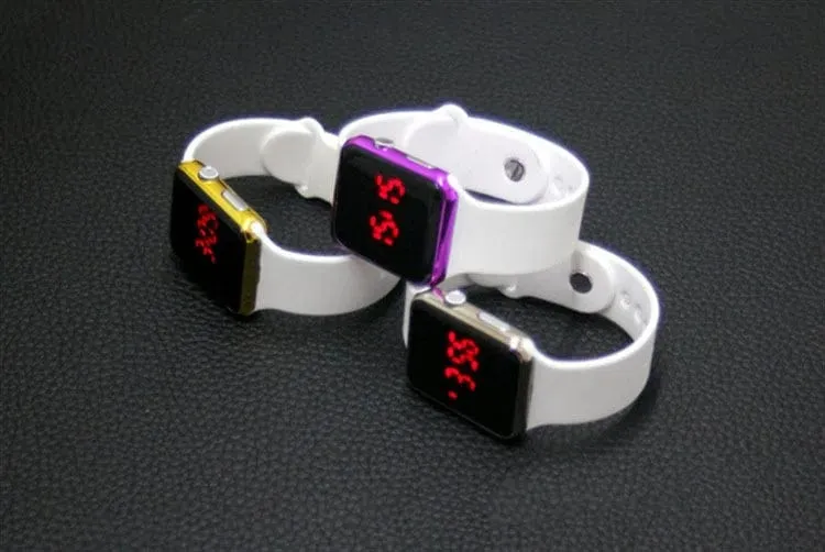 Digitale Uhren Männer Frauen Elektronische Platz LED Sport Armbanduhr Mode Lässig Einfache Silikon Weibliche Uhr Reloj Para Mujer