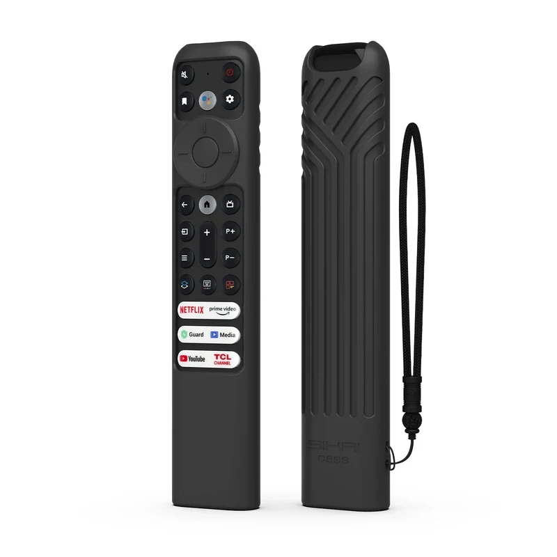 Silikon-Fernbedienungshülle für TCL TV-Fernbedienung RC902V FMR1 Google Android Smart QLED Voice TV Schutzhülle Umweltfreundlich