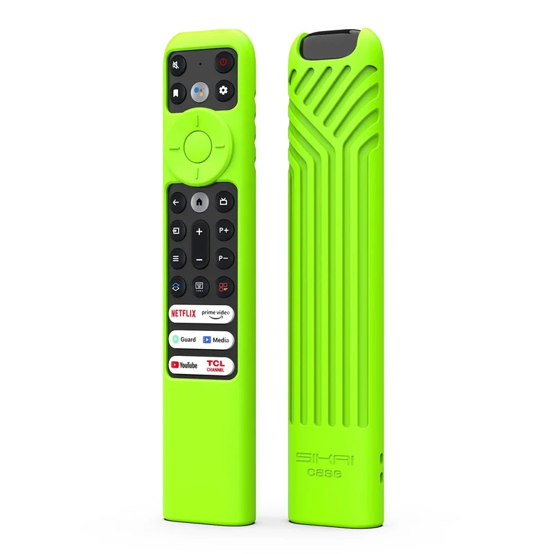 Silikon-Fernbedienungshülle für TCL TV-Fernbedienung RC902V FMR1 Google Android Smart QLED Voice TV Schutzhülle Umweltfreundlich
