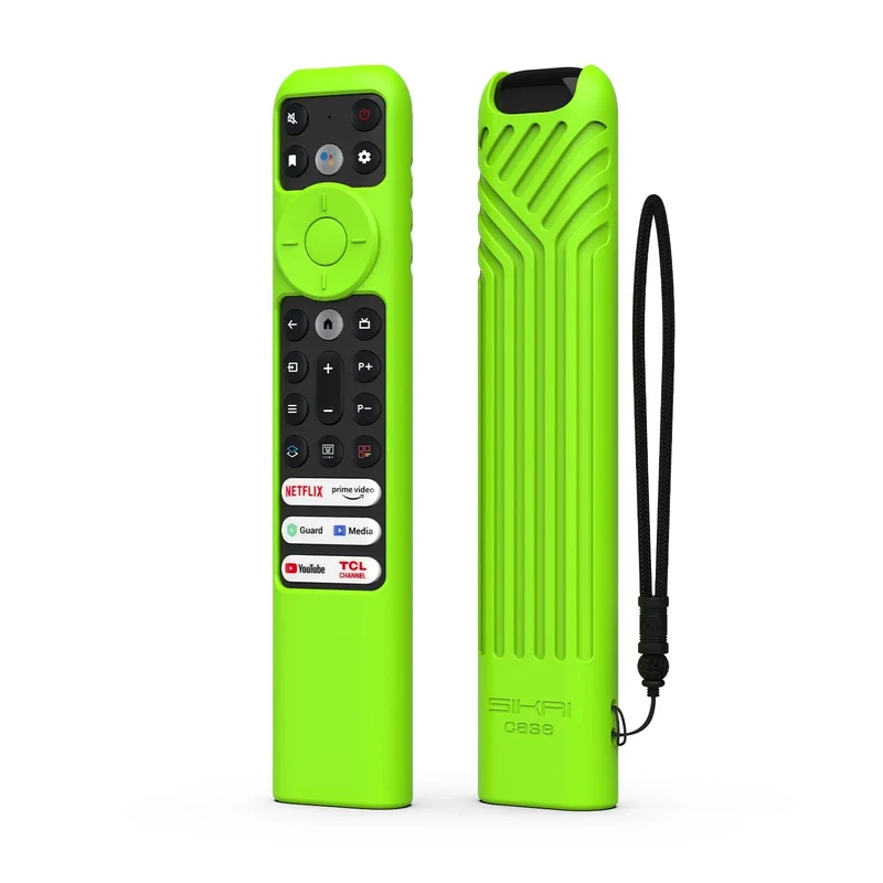 Silikon-Fernbedienungshülle für TCL TV-Fernbedienung RC902V FMR1 Google Android Smart QLED Voice TV Schutzhülle Umweltfreundlich