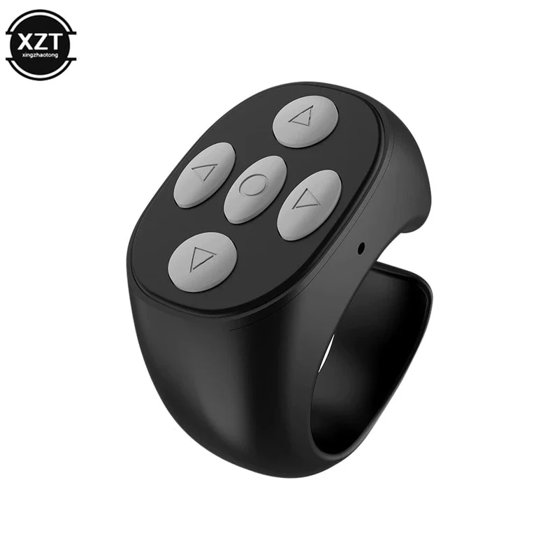 Drahtloser Bluetooth-Fingerspitzen-Selfie-Controller Tiktok Kurzvideo Page Flipping Browsing Device Handy-Fernbedienungsring