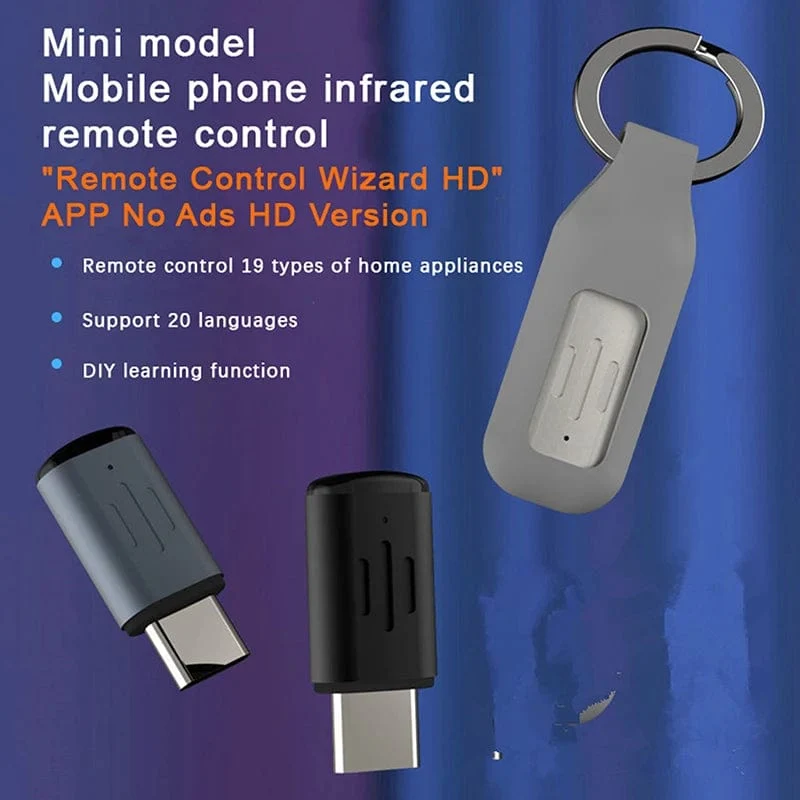 Smartphone-Fernbedienung Typ C Universal Smart Infrarot-Sender App Control Wireless Mini Adapter für TV-Klimaanlage