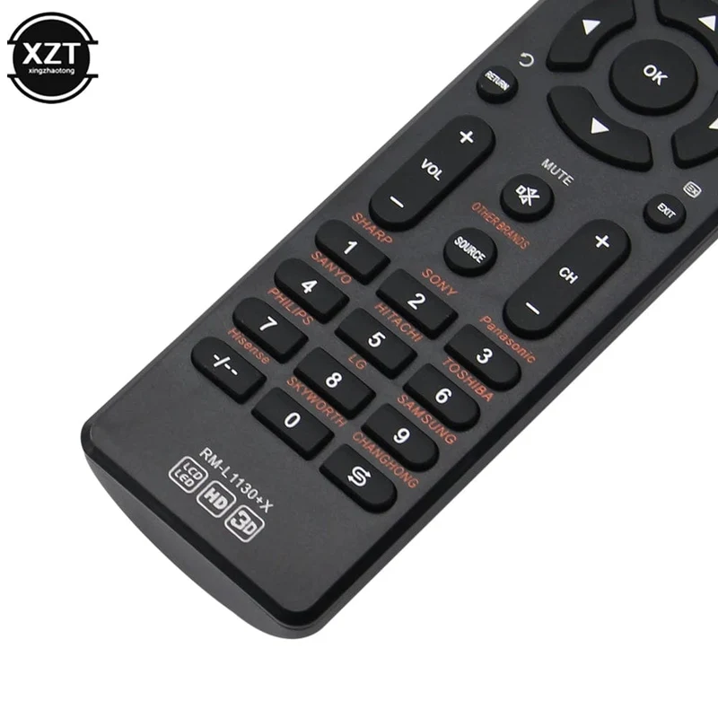 Universalfernbedienung RM-L1130+X für alle TV-Marken, Smart-TV-Fernbedienung, komfortabel zu bedienen für LED-TV oder LCD-TV