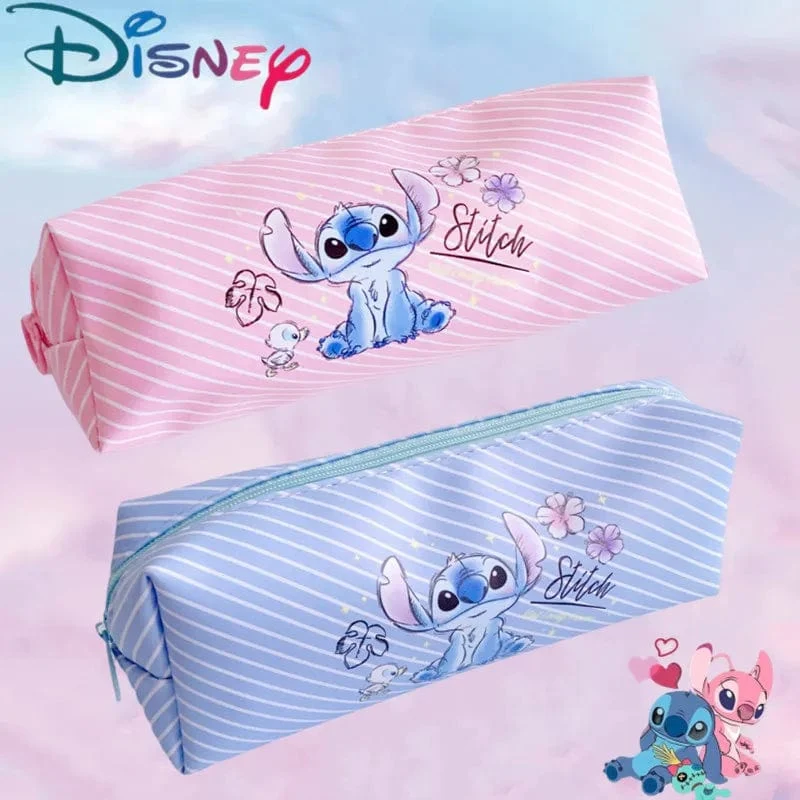 Neue Disney Stich Anime Bleistift Fall Stich Druck Stift Tasche Cartoon Studenten Lagerung Tasche Schreibwaren kinder Spielzeug Weihnachts Geschenk