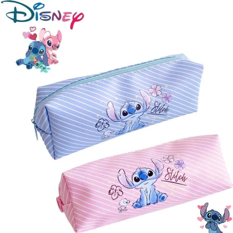 Neue Disney Stich Anime Bleistift Fall Stich Druck Stift Tasche Cartoon Studenten Lagerung Tasche Schreibwaren kinder Spielzeug Weihnachts Geschenk