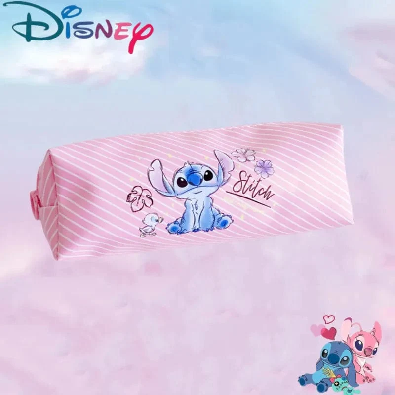 Neue Disney Stich Anime Bleistift Fall Stich Druck Stift Tasche Cartoon Studenten Lagerung Tasche Schreibwaren kinder Spielzeug Weihnachts Geschenk