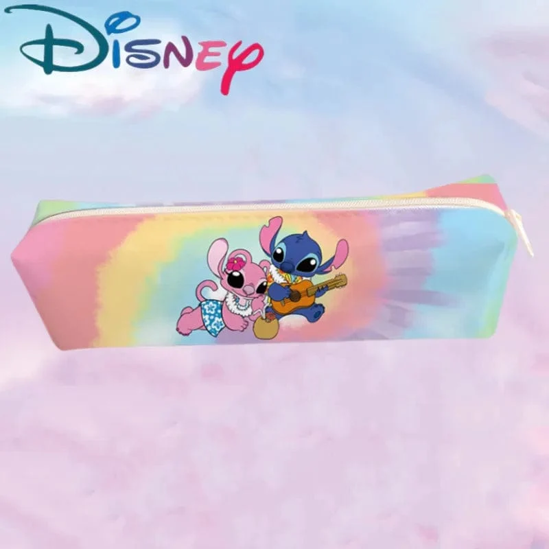Neue Disney Stich Anime Bleistift Fall Stich Druck Stift Tasche Cartoon Studenten Lagerung Tasche Schreibwaren kinder Spielzeug Weihnachts Geschenk