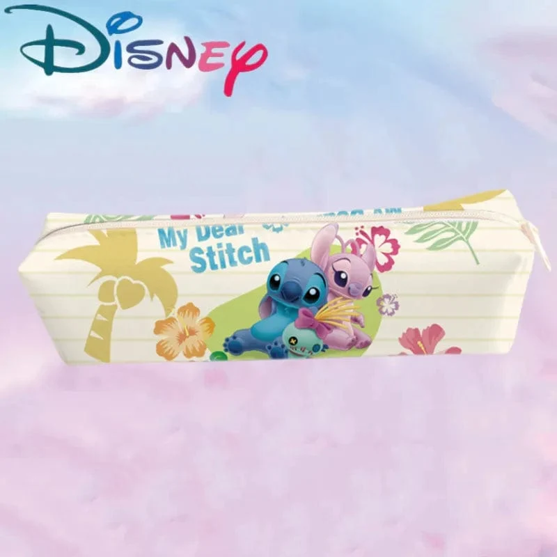 Neue Disney Stich Anime Bleistift Fall Stich Druck Stift Tasche Cartoon Studenten Lagerung Tasche Schreibwaren kinder Spielzeug Weihnachts Geschenk