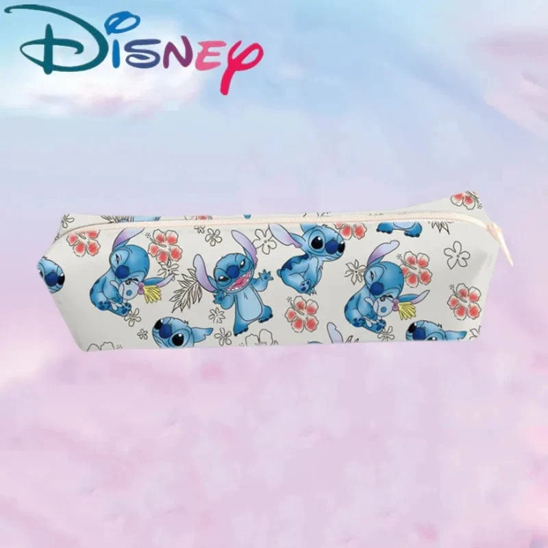 Neue Disney Stich Anime Bleistift Fall Stich Druck Stift Tasche Cartoon Studenten Lagerung Tasche Schreibwaren kinder Spielzeug Weihnachts Geschenk