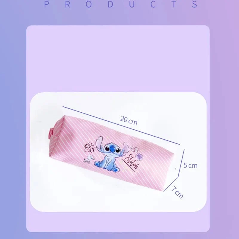 Neue Disney Stich Anime Bleistift Fall Stich Druck Stift Tasche Cartoon Studenten Lagerung Tasche Schreibwaren kinder Spielzeug Weihnachts Geschenk