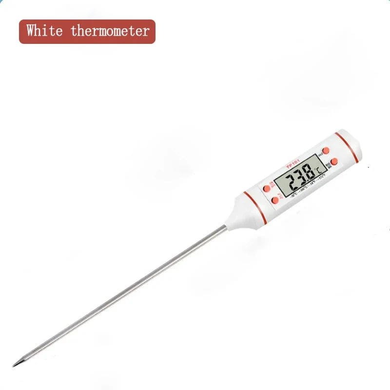 Digitales Küchenthermometer zum Backen von Lebensmitteln, elektronische Sonde, Digitalanzeige, Grillthermometer für Flüssigkeiten