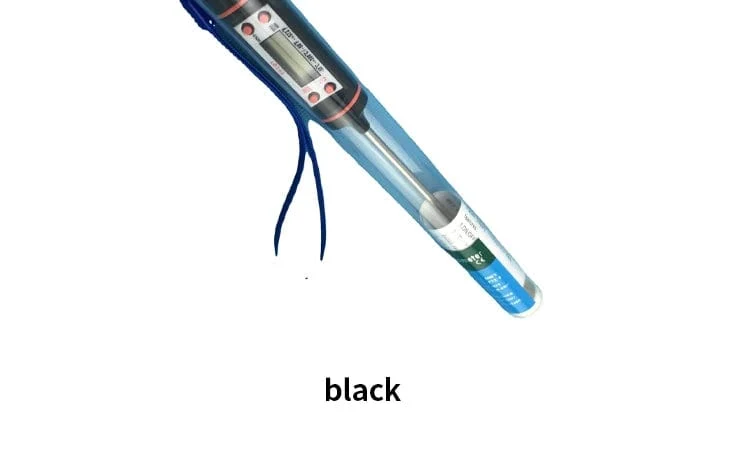 Digitales Küchenthermometer zum Backen von Lebensmitteln, elektronische Sonde, Digitalanzeige, Grillthermometer für Flüssigkeiten