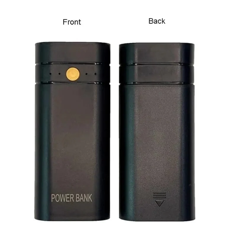 5V 2A 6000mAh 2X 18650 USB Typ-C Akkuladegerät Gehäuse DIY Power Bank Box zum elektronischen Laden von Telefonen ohne Batterien