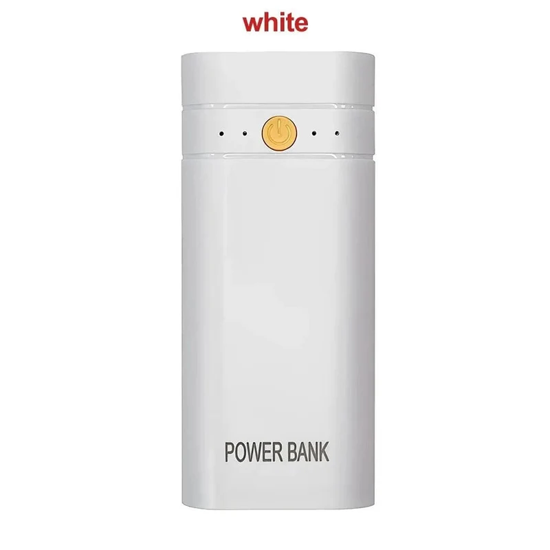 5V 2A 6000mAh 2X 18650 USB Typ-C Akkuladegerät Gehäuse DIY Power Bank Box zum elektronischen Laden von Telefonen ohne Batterien