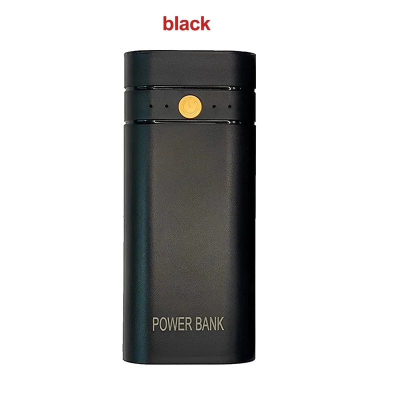 5V 2A 6000mAh 2X 18650 USB Typ-C Akkuladegerät Gehäuse DIY Power Bank Box zum elektronischen Laden von Telefonen ohne Batterien
