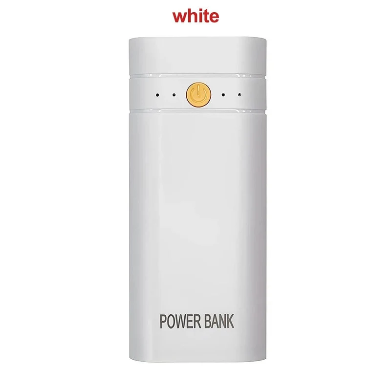 5V 2A 6000mAh 2X 18650 USB Typ-C Akkuladegerät Gehäuse DIY Power Bank Box zum elektronischen Laden von Telefonen ohne Batterien