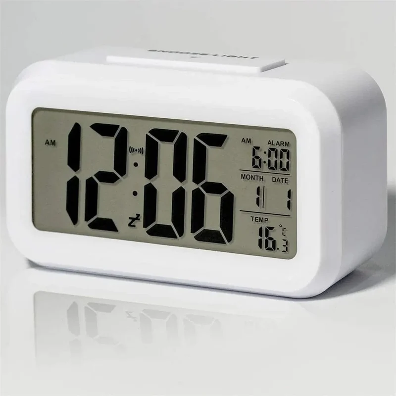 LED Digital Wecker Hintergrundbeleuchtung Snooze Daten Zeit Kalender Desktop Multifunktions Elektronische Hintergrundbeleuchtung Tisch Uhr