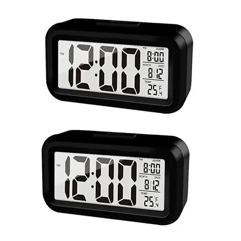 LED Digital Wecker Hintergrundbeleuchtung Snooze Daten Zeit Kalender Desktop Multifunktions Elektronische Hintergrundbeleuchtung Tisch Uhr