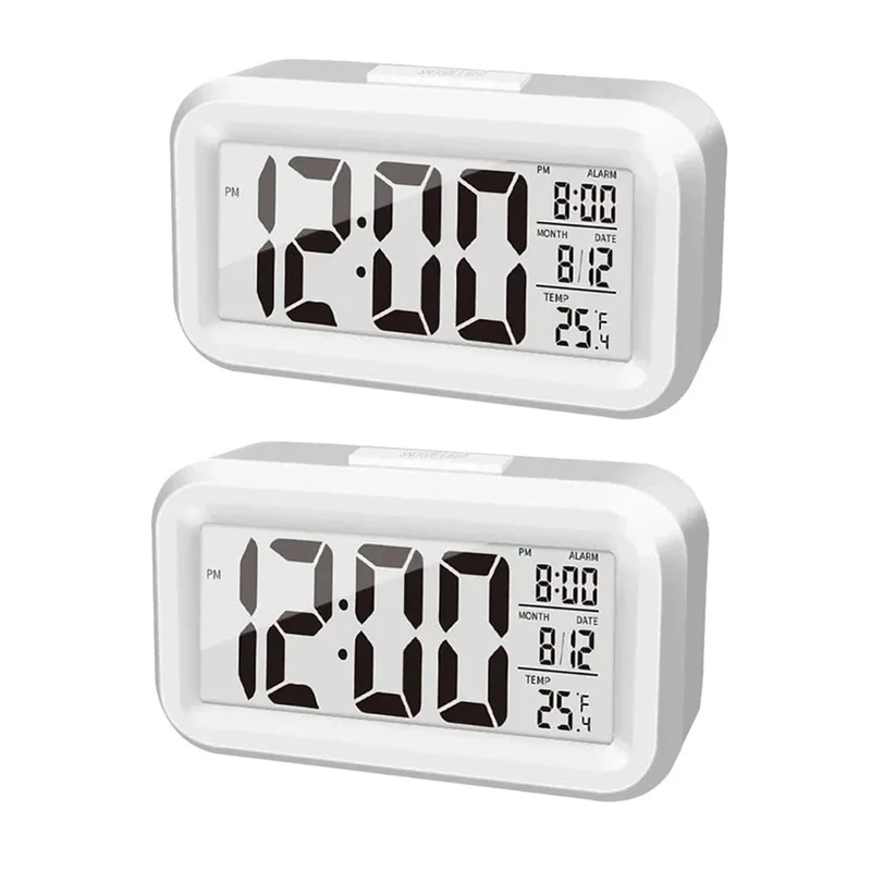 LED Digital Wecker Hintergrundbeleuchtung Snooze Daten Zeit Kalender Desktop Multifunktions Elektronische Hintergrundbeleuchtung Tisch Uhr