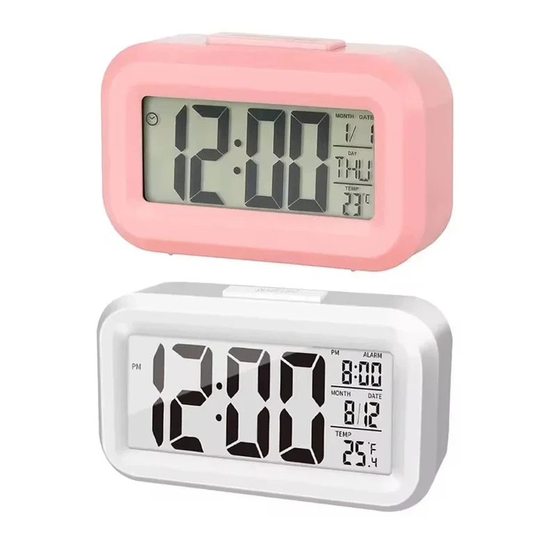 LED Digital Wecker Hintergrundbeleuchtung Snooze Daten Zeit Kalender Desktop Multifunktions Elektronische Hintergrundbeleuchtung Tisch Uhr