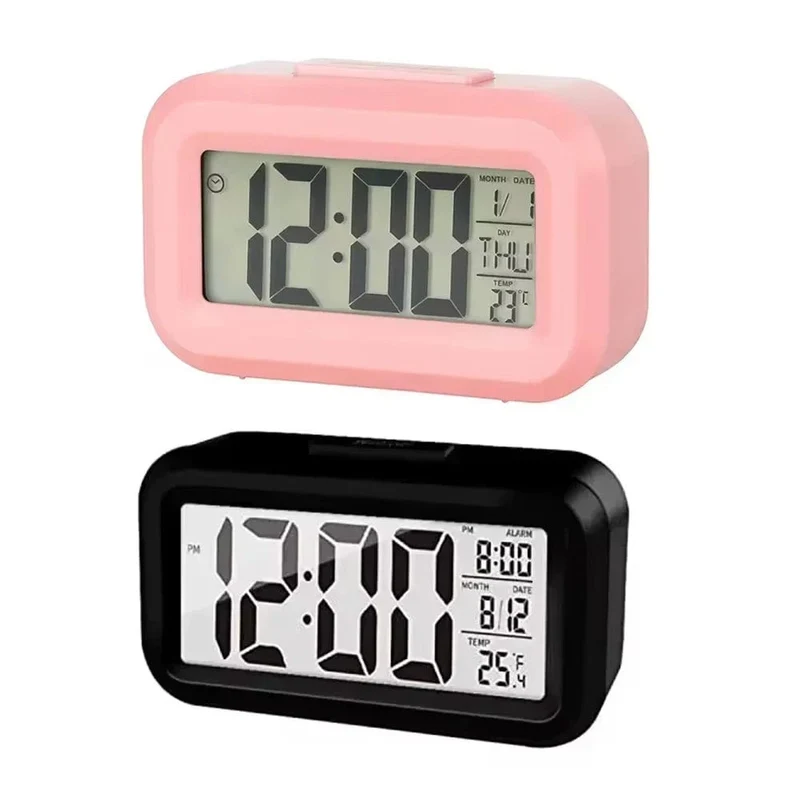 LED Digital Wecker Hintergrundbeleuchtung Snooze Daten Zeit Kalender Desktop Multifunktions Elektronische Hintergrundbeleuchtung Tisch Uhr