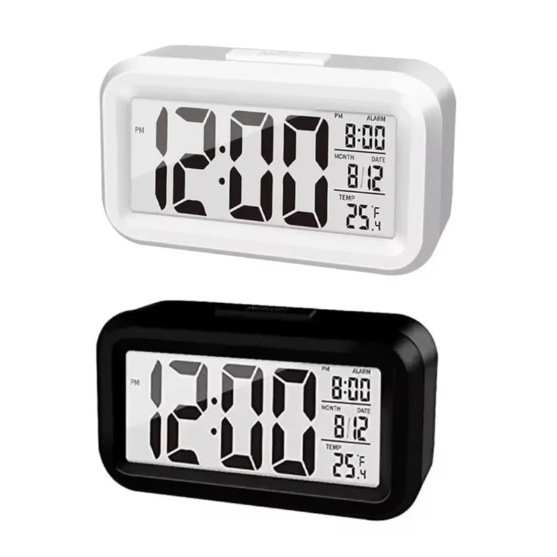 LED Digital Wecker Hintergrundbeleuchtung Snooze Daten Zeit Kalender Desktop Multifunktions Elektronische Hintergrundbeleuchtung Tisch Uhr