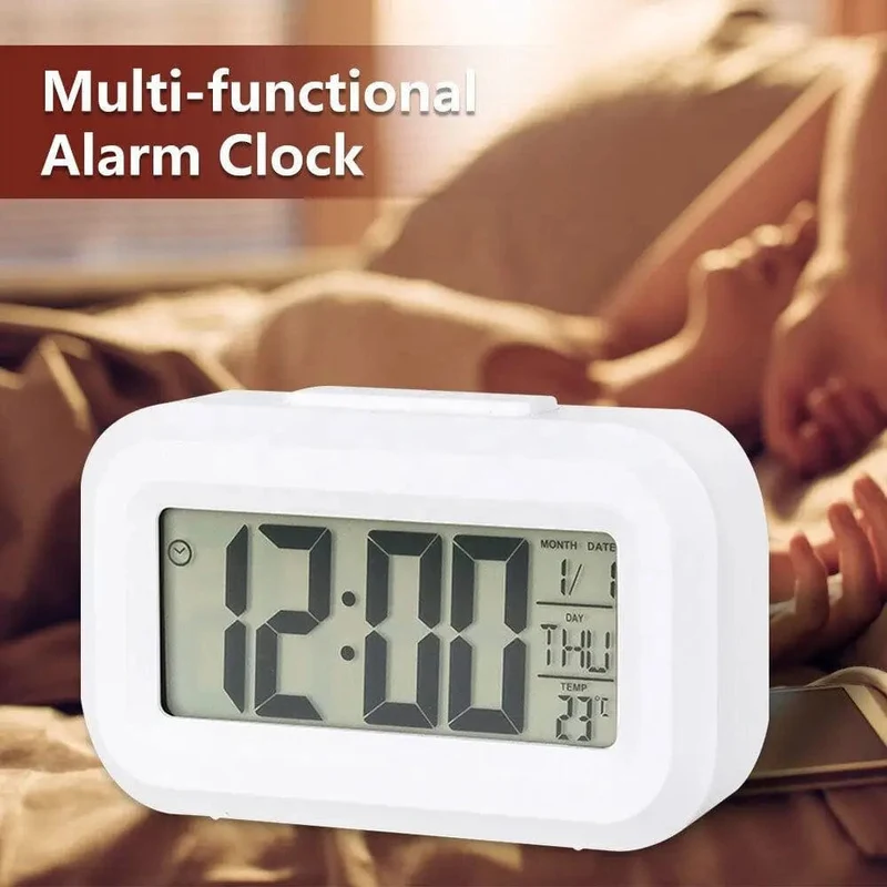 LED Digital Wecker Hintergrundbeleuchtung Snooze Daten Zeit Kalender Desktop Multifunktions Elektronische Hintergrundbeleuchtung Tisch Uhr