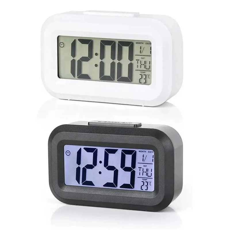 LED Digital Wecker Hintergrundbeleuchtung Snooze Daten Zeit Kalender Desktop Multifunktions Elektronische Hintergrundbeleuchtung Tisch Uhr