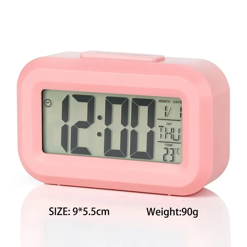 LED Digital Wecker Hintergrundbeleuchtung Snooze Daten Zeit Kalender Desktop Multifunktions Elektronische Hintergrundbeleuchtung Tisch Uhr