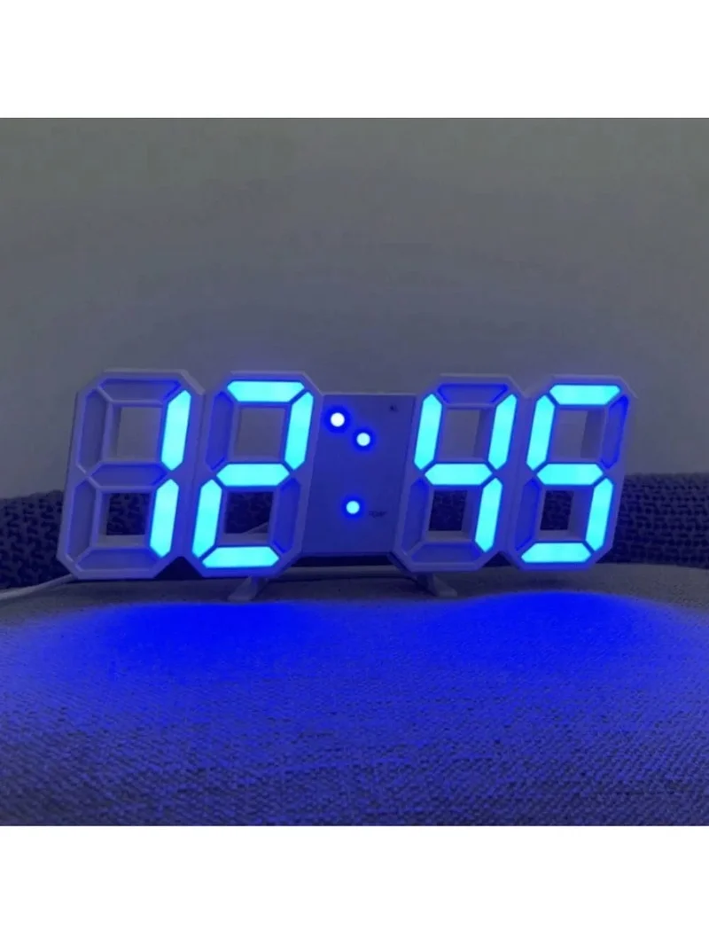 3D LED Digitaluhr Leuchtende Mode Wanduhr Multifunktionale kreative USB Plug In Elektronische Uhr Home Dekoration