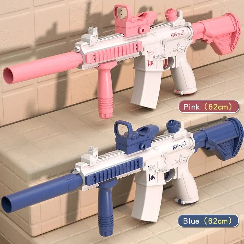 Neu M416 Wasser Pistole Elektrische Glock Pistole Schießen Spielzeug Voll Automatische Sommer Strand Spielzeug Für Kinder Kinder Jungen Mädchen Erwachsene Geschenk