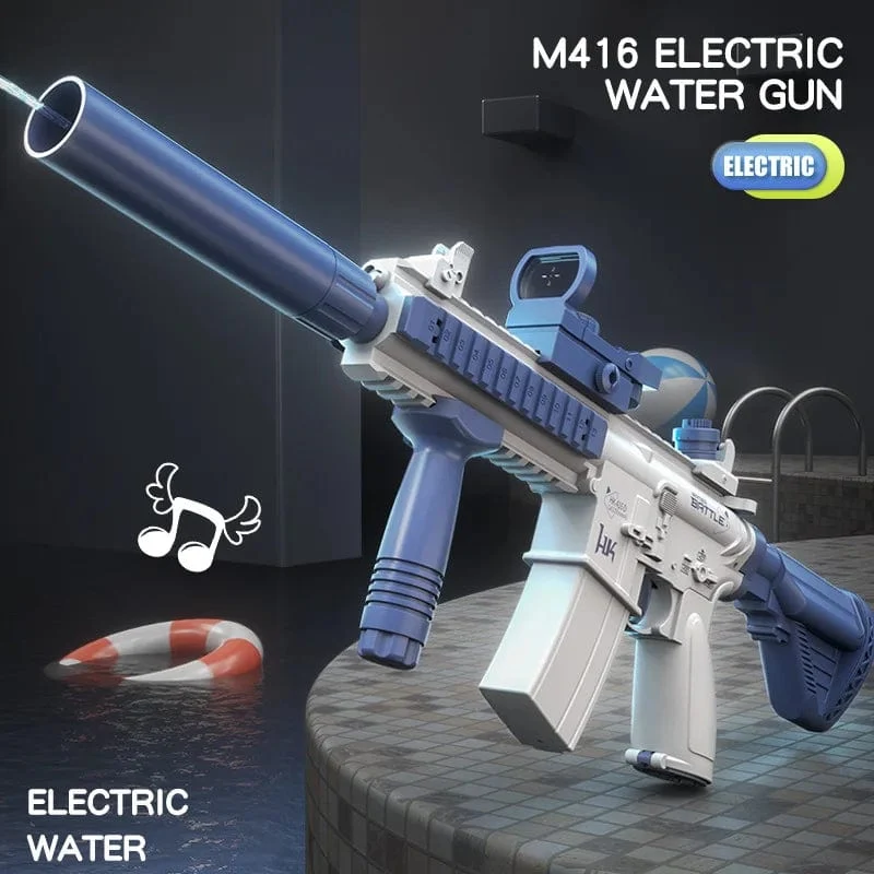 Neu M416 Wasser Pistole Elektrische Glock Pistole Schießen Spielzeug Voll Automatische Sommer Strand Spielzeug Für Kinder Kinder Jungen Mädchen Erwachsene Geschenk