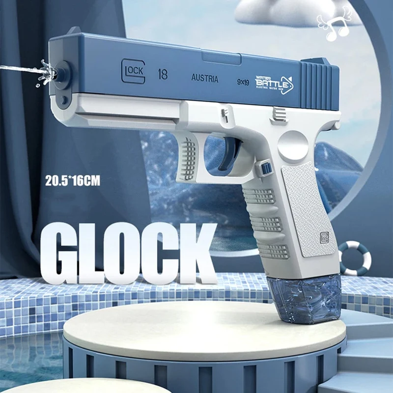 Neu M416 Wasser Pistole Elektrische Glock Pistole Schießen Spielzeug Voll Automatische Sommer Strand Spielzeug Für Kinder Kinder Jungen Mädchen Erwachsene Geschenk