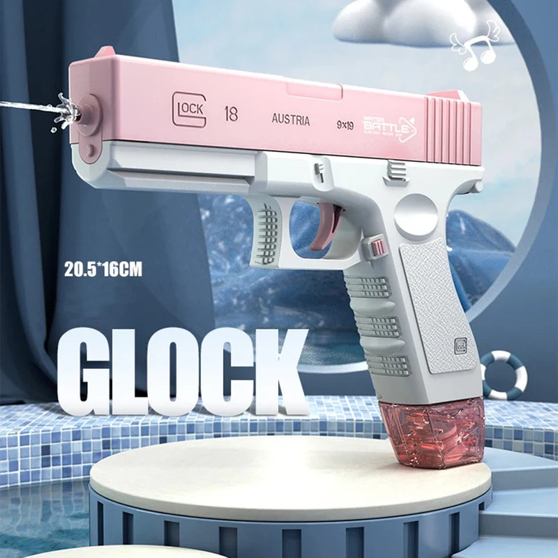 Neu M416 Wasser Pistole Elektrische Glock Pistole Schießen Spielzeug Voll Automatische Sommer Strand Spielzeug Für Kinder Kinder Jungen Mädchen Erwachsene Geschenk