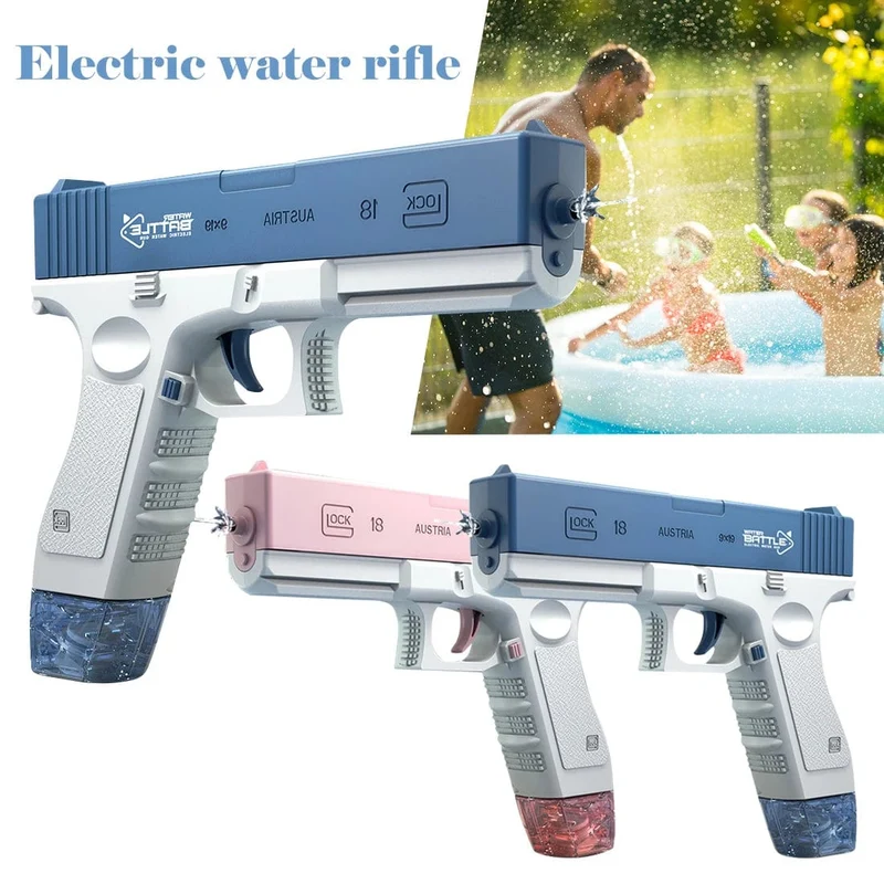 Neu M416 Wasser Pistole Elektrische Glock Pistole Schießen Spielzeug Voll Automatische Sommer Strand Spielzeug Für Kinder Kinder Jungen Mädchen Erwachsene Geschenk