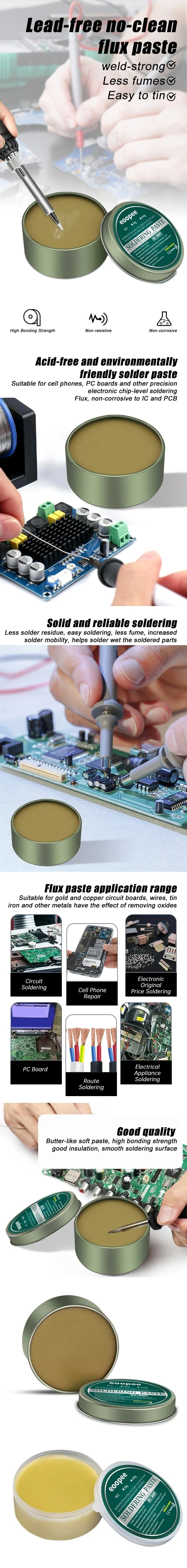 1/2/3 stücke Lötflussmittel Bleifreies Lötpastenflussmittel Zinnlötpaste Schweißflussmittel Für Elektronik SMD PCB LED Löten Reparatur
