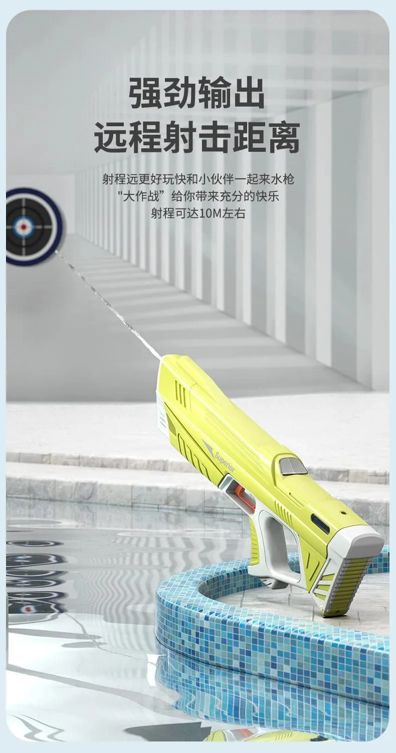Elektrische Wasserpistole Spielzeug Bursts Kinder Hochdruck Starke Ladeenergie Wasser Automatische Wasser Spray Kinder Spielzeug Pistolen